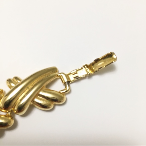 Vintage Chunky Gold Tone Link Necklace - Picture 6 of 8